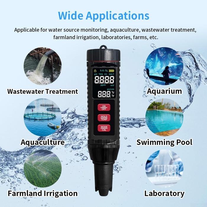 Multiparameter 7in1 Water Quality Tester