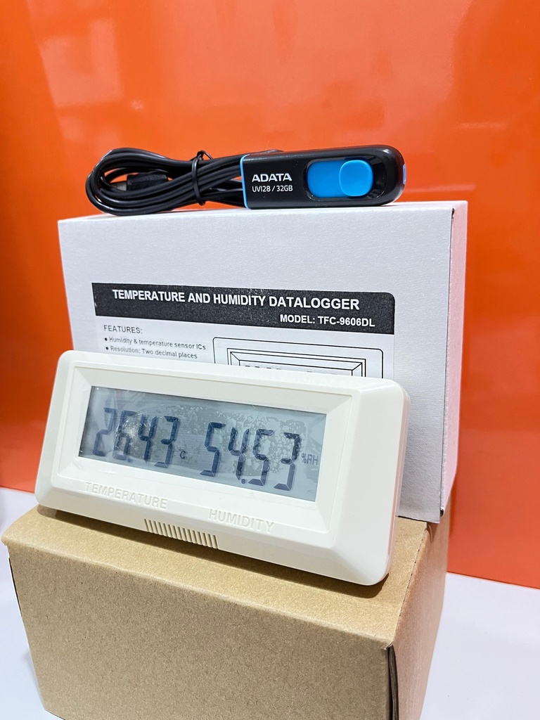 Thermohygrometer Data Logger TFC-9606DL Microtemp
