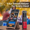 Wireless Thermometer 70 meter Bluetooth Interface 