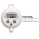 Waterproof digital thermometer with external sensor WT-365