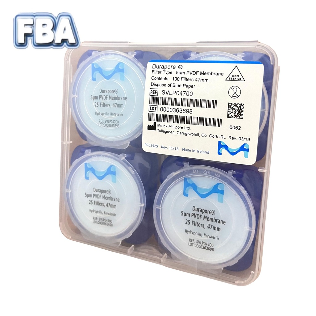 PVDF Membrane Filter 47 mm Pore 5.0 um SVLP04700 Millipore Merck