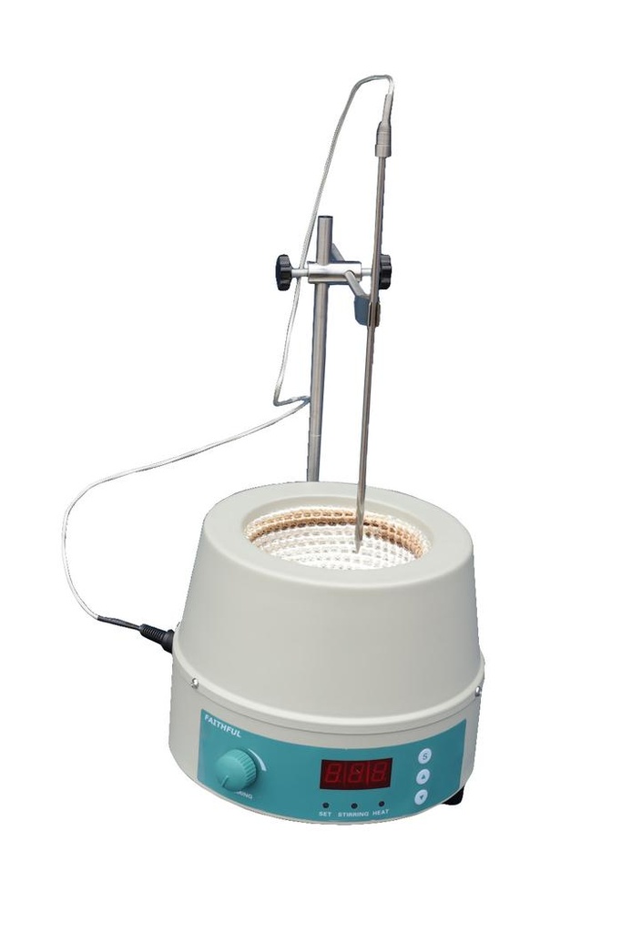 Digital & Magnetic Stirring Heating Mantle 98-III-B 500ml Faithful