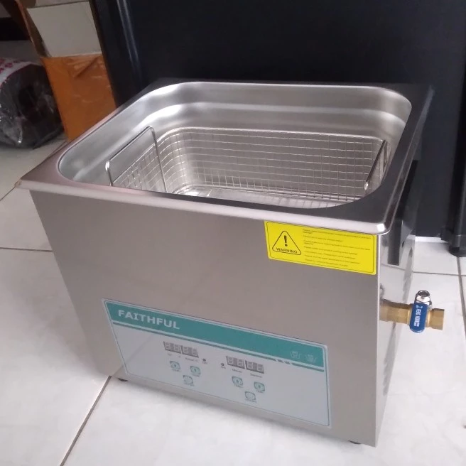 Ultrasonic Cleaner 10 Liter with timer and heater FSF-040S Faithful