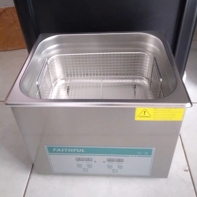 Ultrasonic Cleaner 10 Liter with timer and heater FSF-040S Faithful