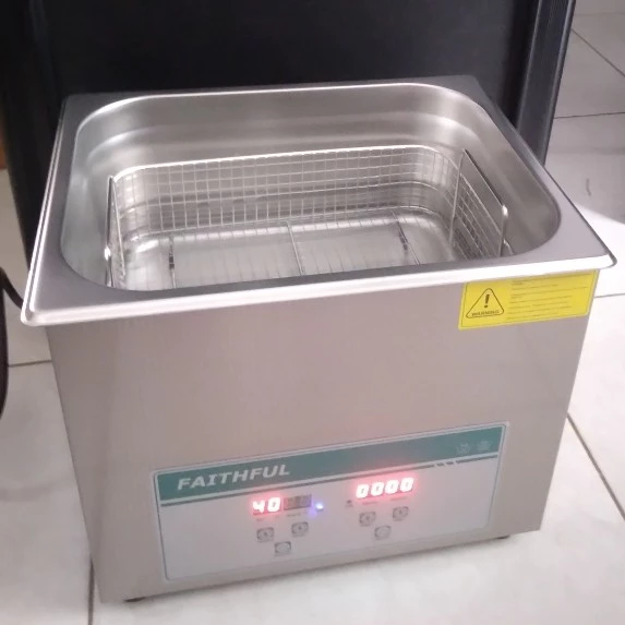 Ultrasonic Cleaner 10 Liter with timer and heater FSF-040S Faithful