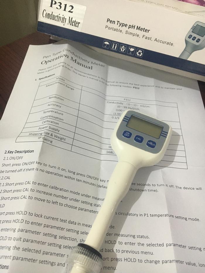 Conductivity pH Meter P312 Pen Type pH Meter Brand Yoke