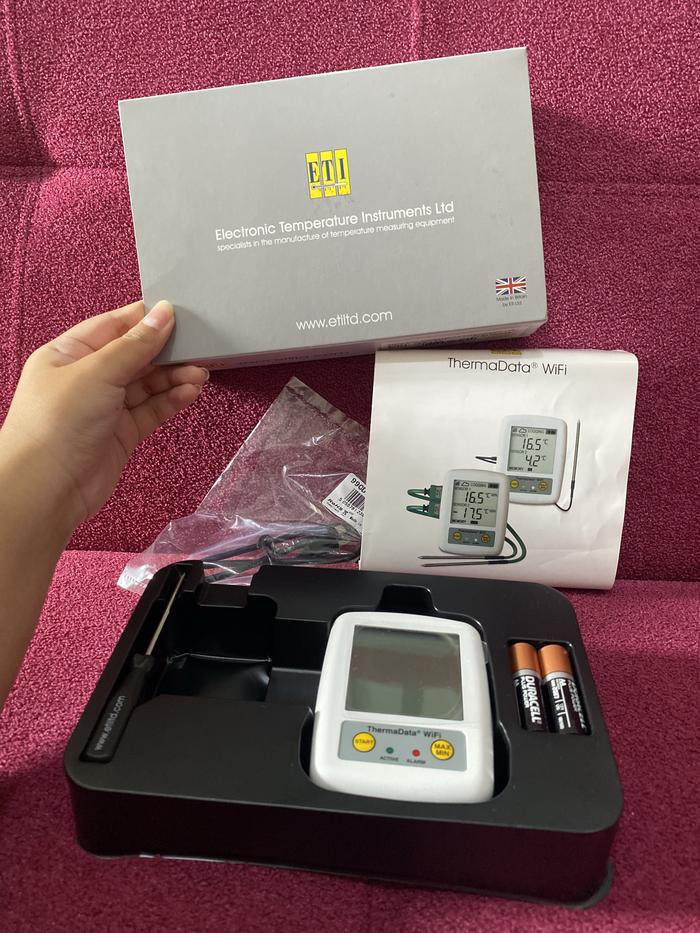 Thermometer Data Logger / Thermadata Wifi Logger Two Channel 298-121