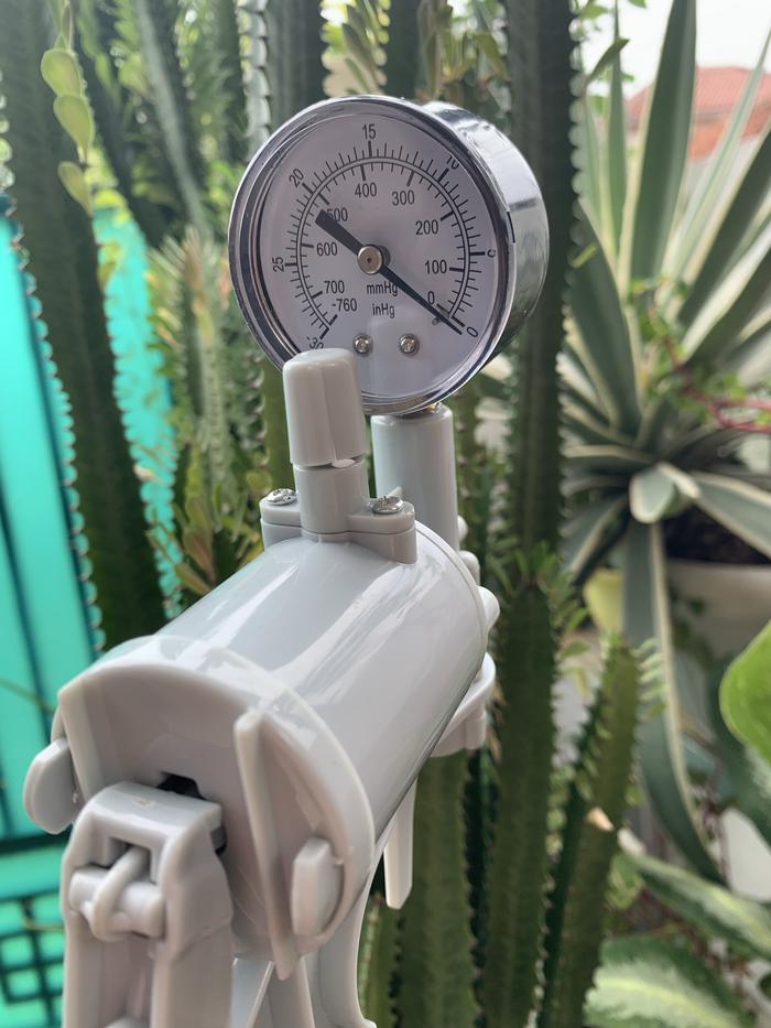 Handheld Vacuum Pump Filtration Manual With Gauge