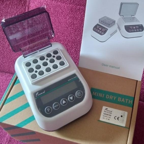 MDB100 Mini Dry Bath Incubator with Block 15 x 2 ml, Drybath Incubator