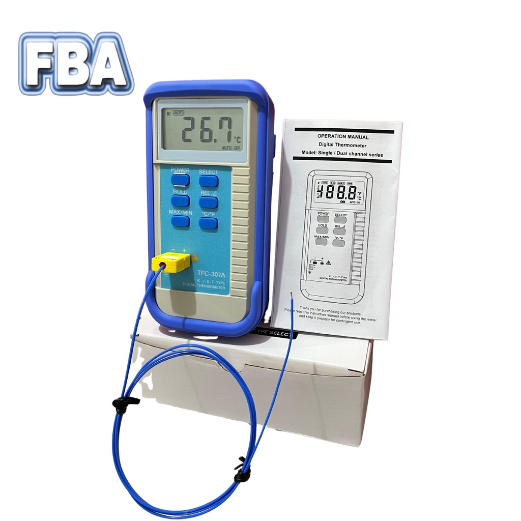 Digital Thermometer TYPE K/J/E/T Thermocouple TFC-307A MICROTEMP