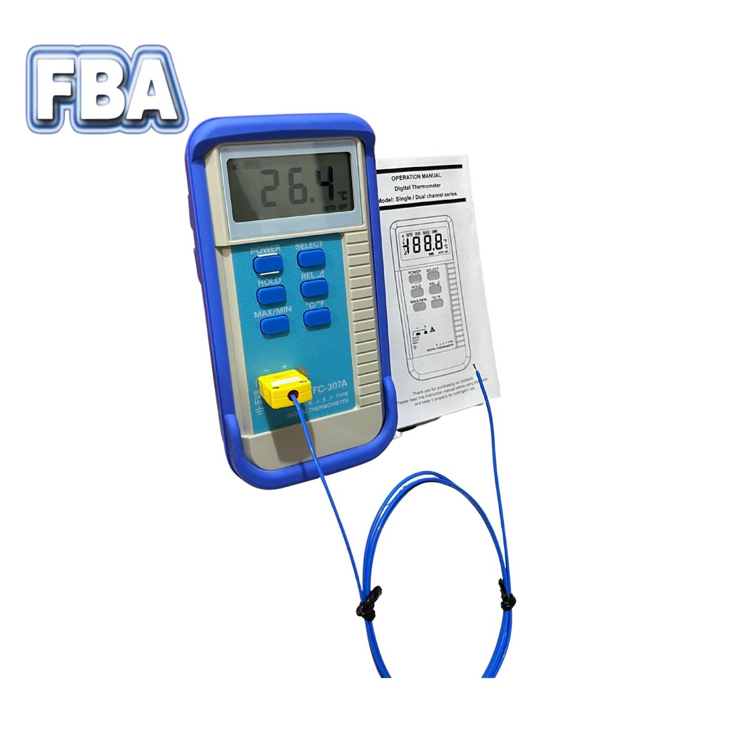 Digital Thermometer TYPE K/J/E/T Thermocouple TFC-307A MICROTEMP