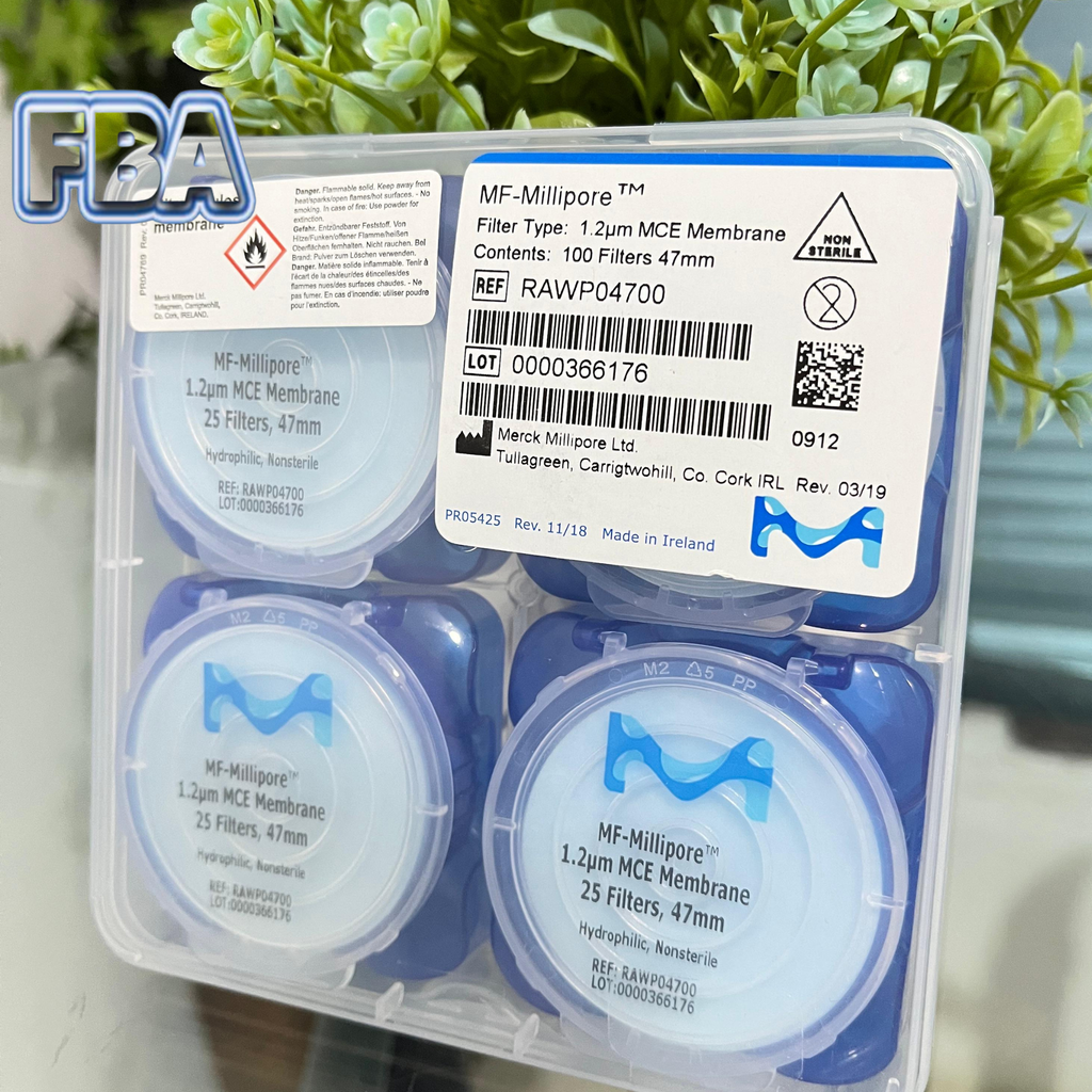 Membrane Filter MCE Millipore Pori 1.2 µm Dia. 47 mm RAWP04700 Hydrophilic