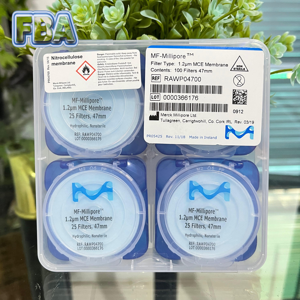 Membrane Filter MCE Millipore Pori 1.2 µm Dia. 47 mm RAWP04700 Hydrophilic
