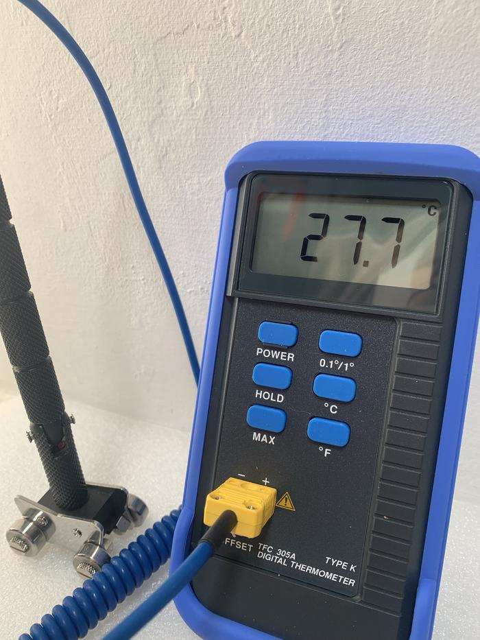 Set Thermometer Digital TFC-305A Plus Probe Type K Roller HP-101A B 13