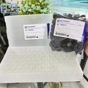 Sample Vial 5ml Clear Glass Plus 15-425 Black Closed Top PP Cap ALWSCI