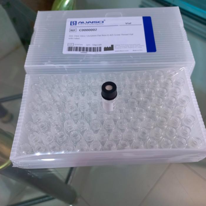 Botol Vial Glass Kaca 2 ml Clear / Botol Sample Vial 2 ml