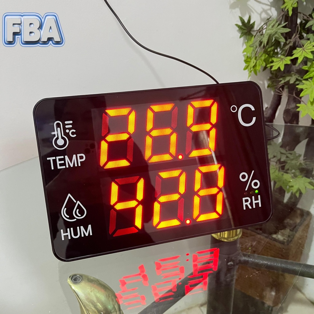 Digital Large Thermo Hygrometer size 14 Inch