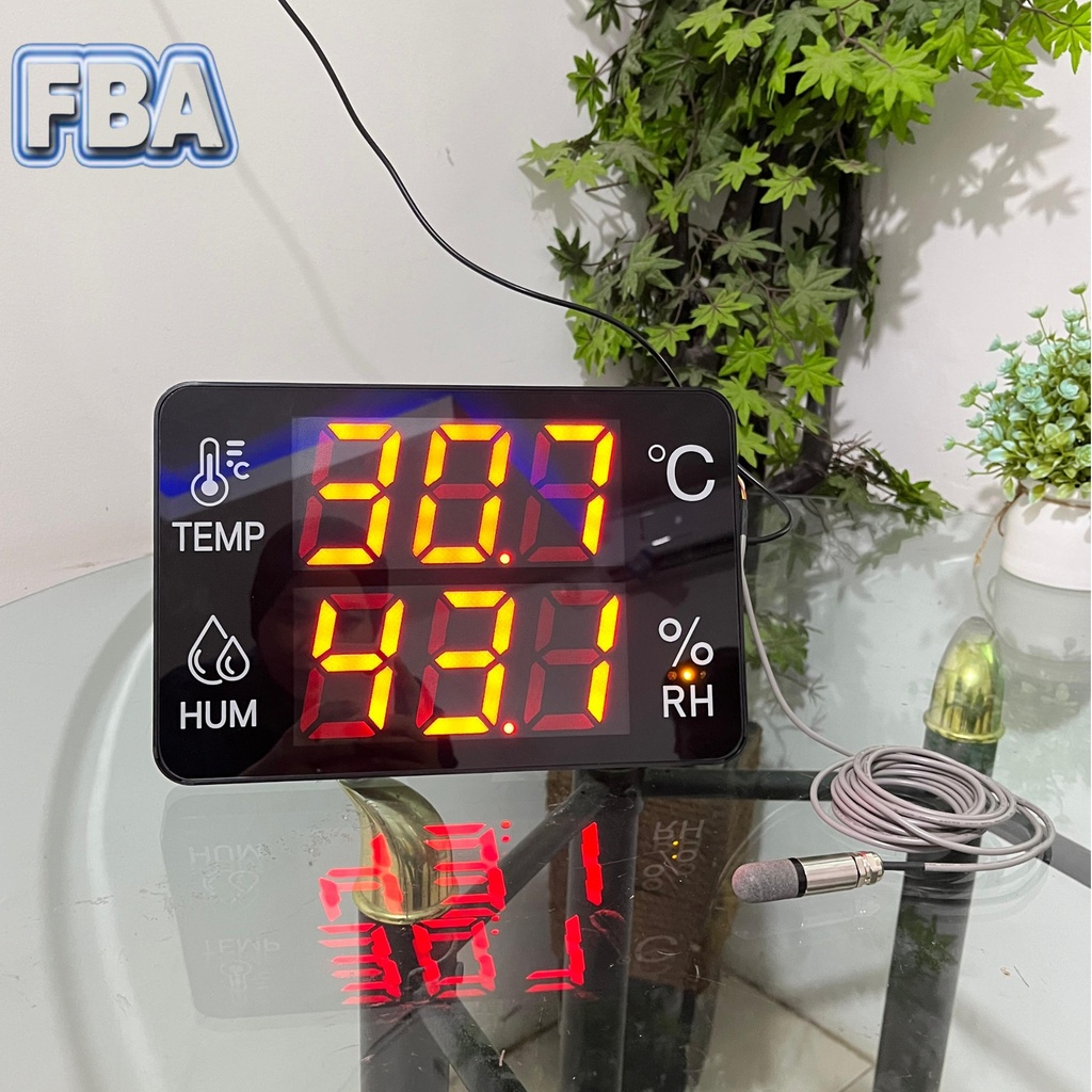 Thermohygrometer 14 Inch with External Probe Waterproof