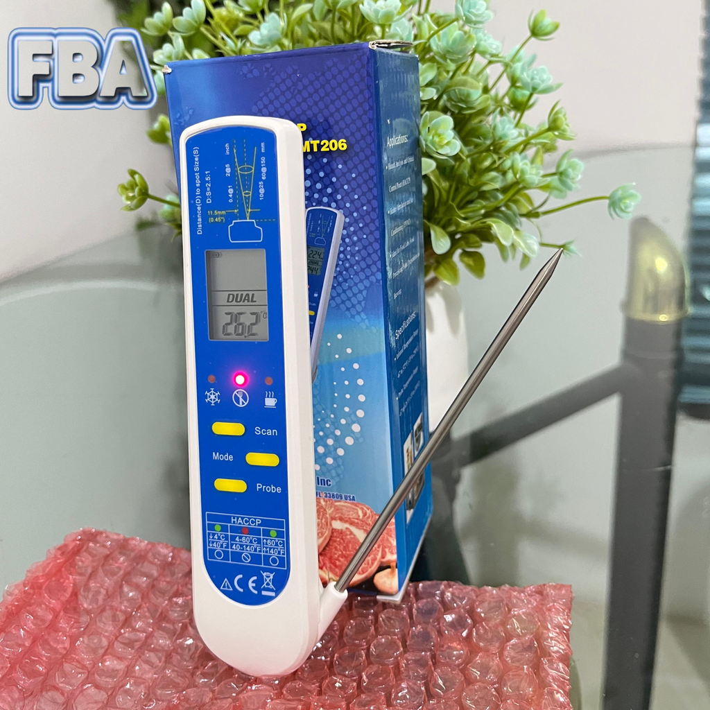 HACCP 2 In 1 Thermometer Pen Probe and Infrared Sensor Amtast AMT-206