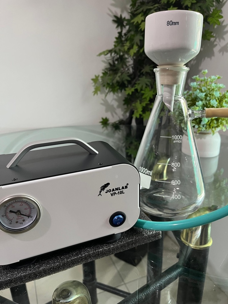 Set Buchner Filter 80mm Plus Vacuum Pump VP-10L JOANLAB