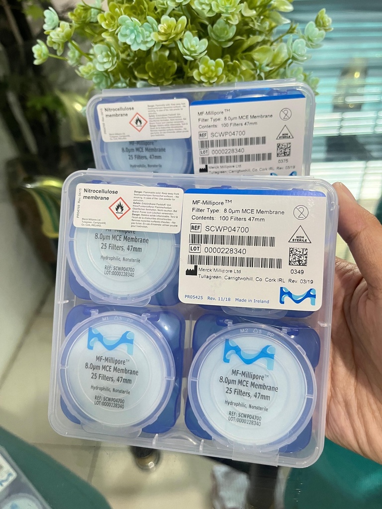 MCE membrane dia 47 mm 8.0 µm SCWP04700