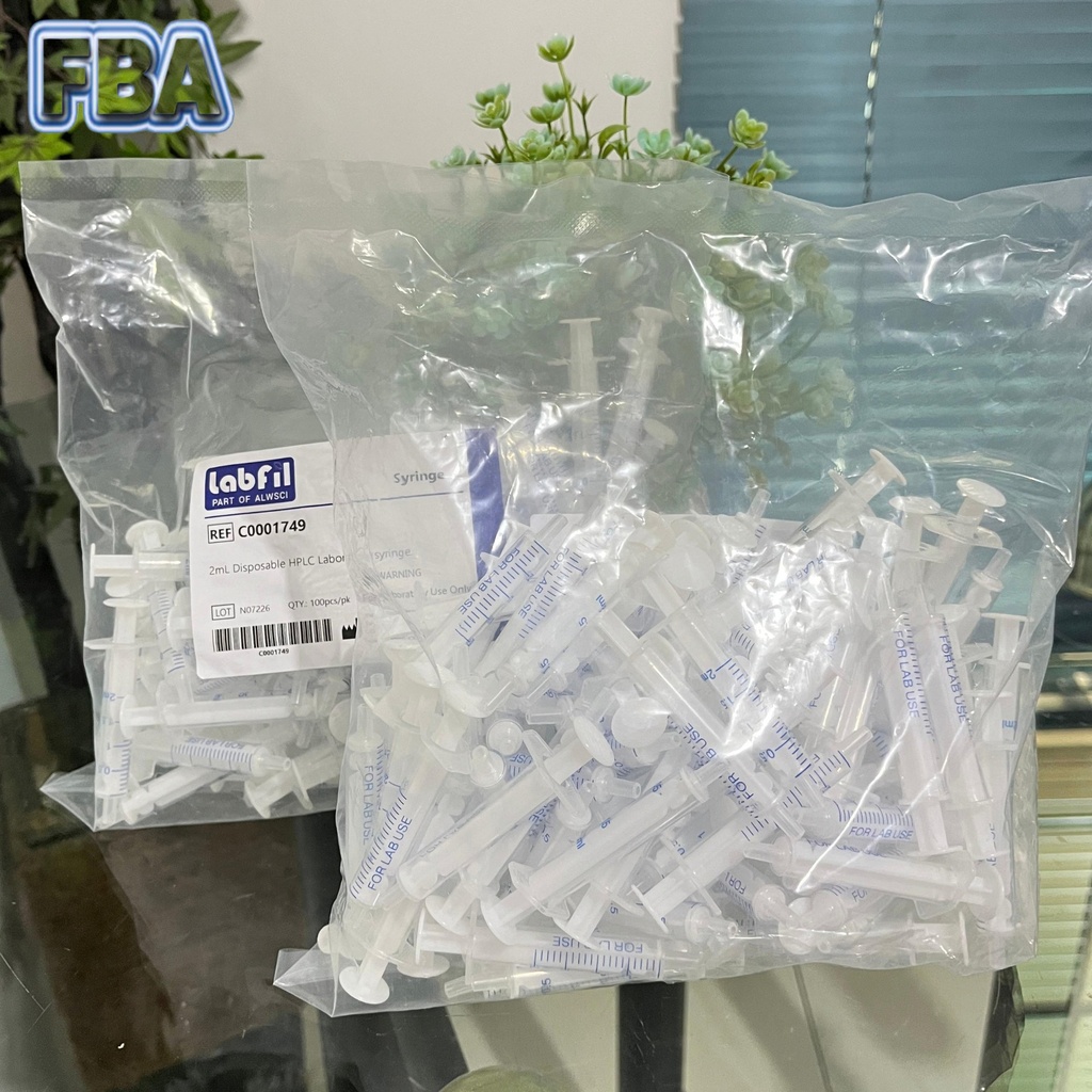 Disposable HPLC Laboratory syringe 2ml C0001749 ALWSCI 100 pcs/pk