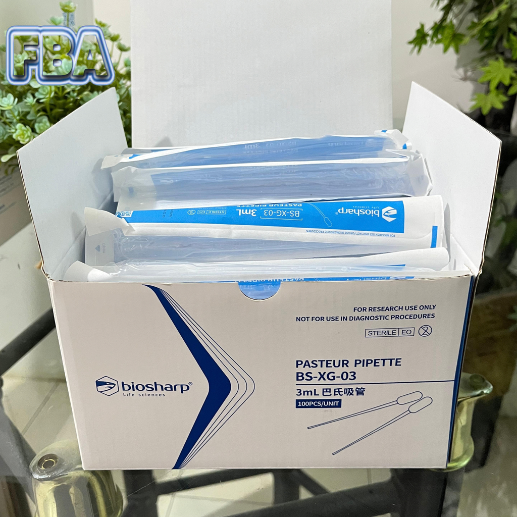 Pasteur Pipette Sterile 3ml BS-XG-03 Biosharp 100pcs/pack