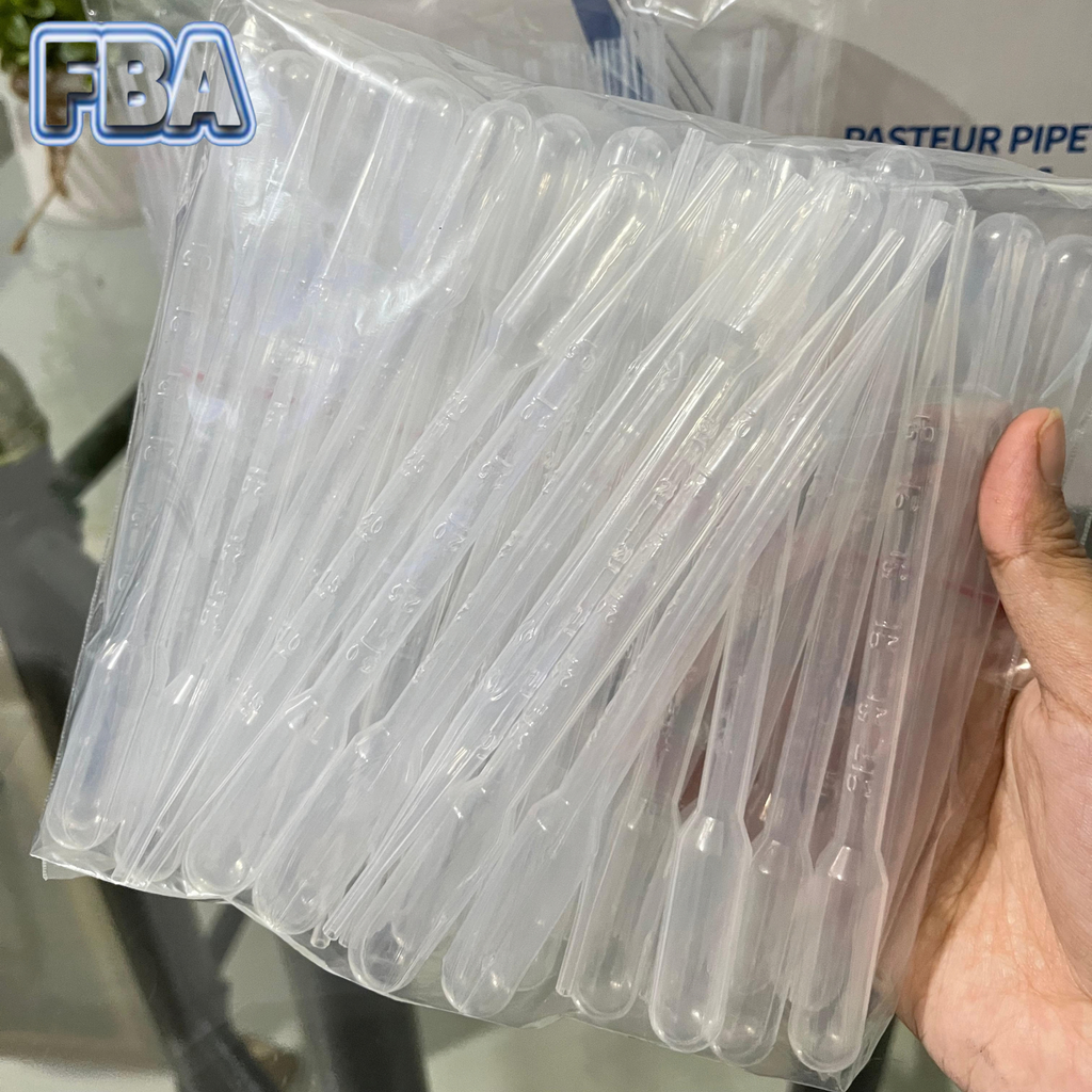 Pasteur Pipette 3 ml Non Sterile BS-XG-03-NS isi 500/Pack Brand Biosharp