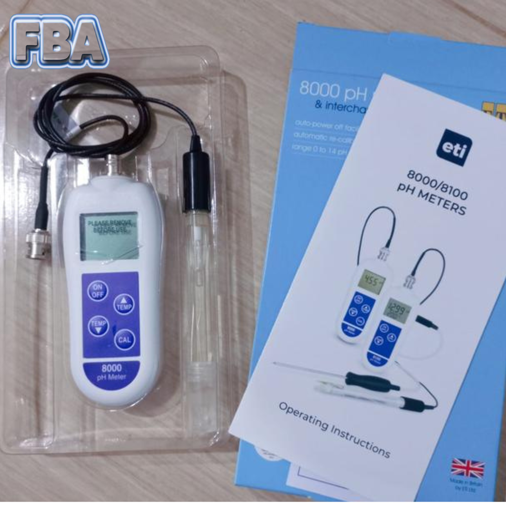 pH Meter ETI 8000 with Interchangeable Electrode 