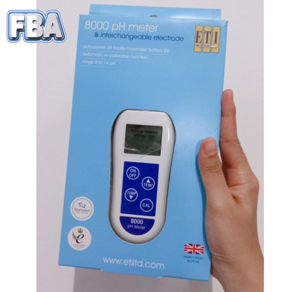 pH Meter ETI 8000 with Interchangeable Electrode 