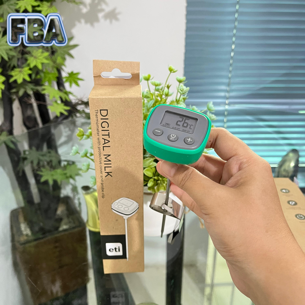 Digital Milk Thermometer 175mm Stem with Green Band Cat. 810-883 ETI