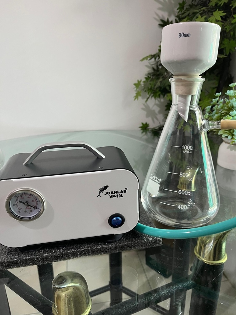 Set Buchner Filter 80mm Plus Vacuum Pump VP-10L JOANLAB