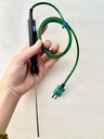 Thermometer Thermocouple Probe Type K High Temperature flexible123-212  ETI