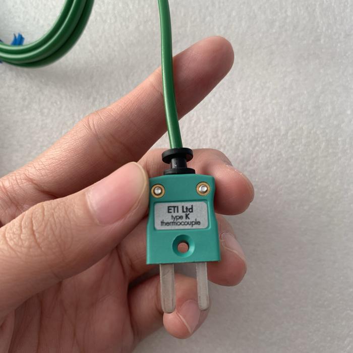 Thermometer Thermocouple Probe Type K High Temperature flexible123-212  ETI