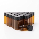 Sample Botol Vial 5 ml Amber Screw Vial with Cap & PTFE Septa