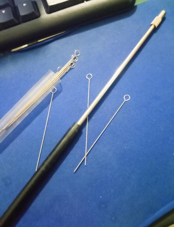 Inoculating Loop Jarum Ose Nichrome 10 pcs complete with Loop Holder