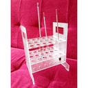 Rak Stand untuk Hydrometer 18 Hole Cross Acrylic Hydrometer Rack