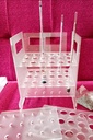 Rak Stand untuk Hydrometer 18 Hole Cross Acrylic Hydrometer Rack