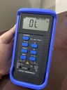 Digital Thermometer Dual Channel Type K Model TFC 306A Microtemp
