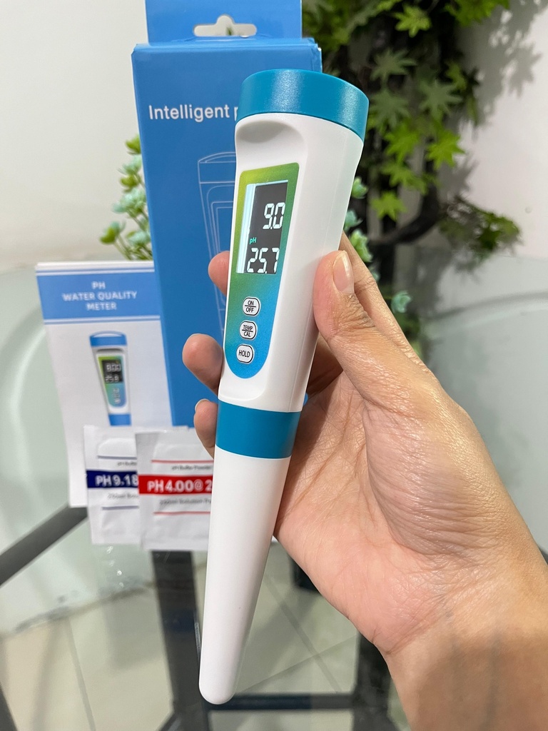 Digital Food dan Kosmetik pH Meter 0.00-14.00pH pH-012 Alat Pengukur pH Makanan dan Kosmetik dengan Rentang Ukuran 0.00 hingga 14.00