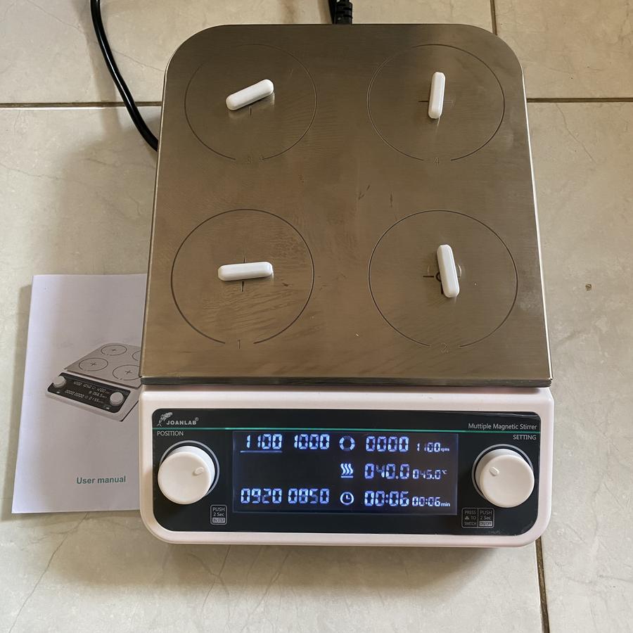 Multi Position Magnetic Stirrer with Heating MHS4 Pro Joanlab
