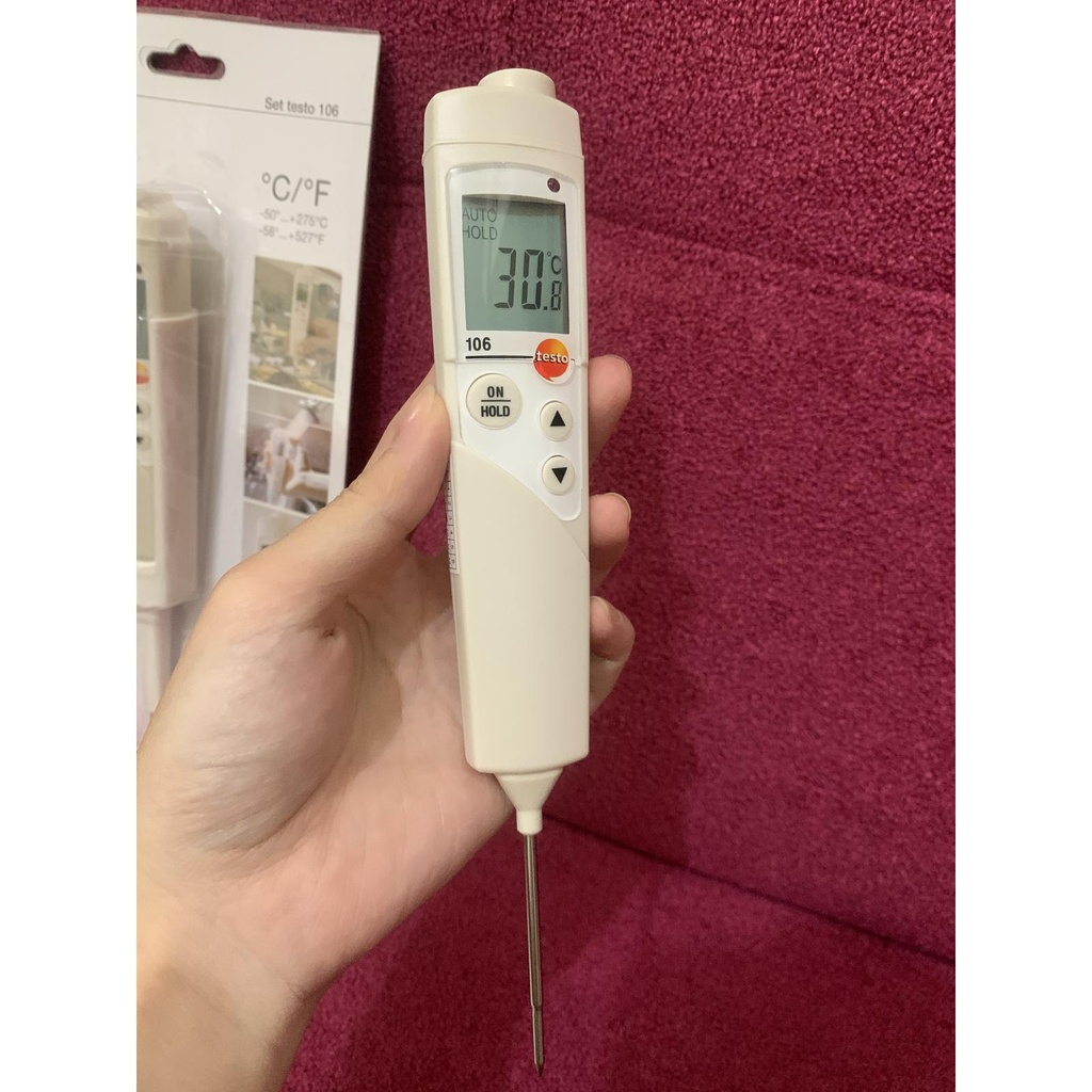 Thermometer Digital Food For Food Completed with Silicon and TESTO 106