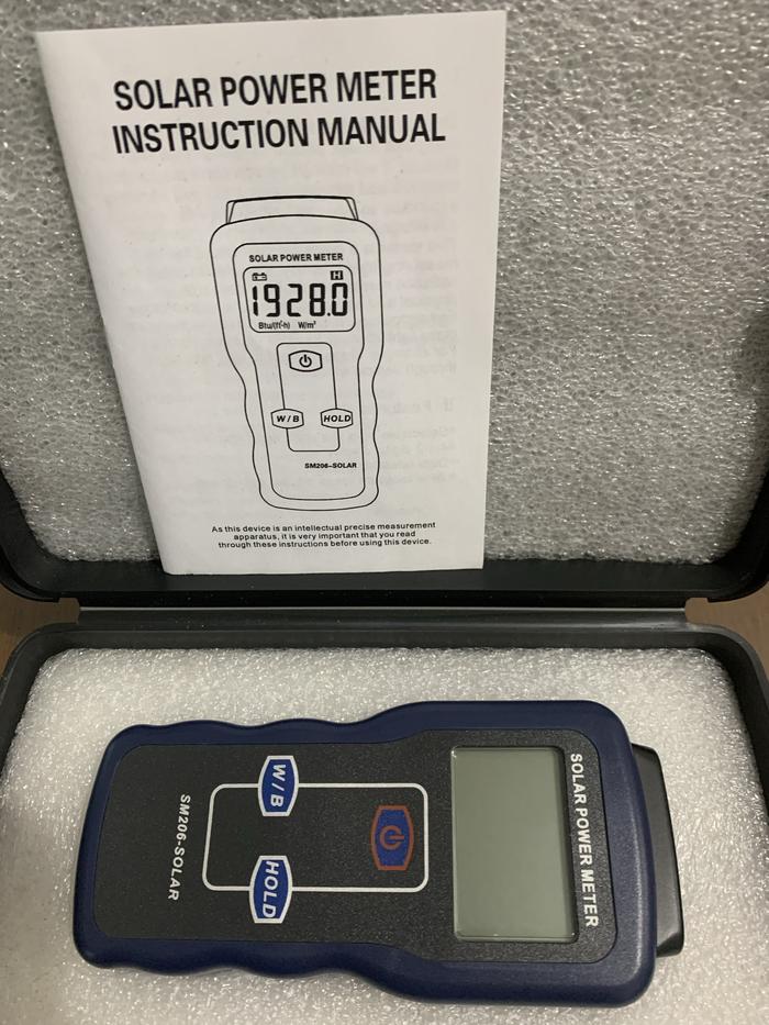 Solar Power Meter Radiation Tester SM-206 Sanpo