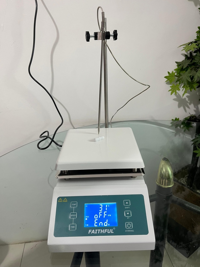 Digital Hotplate Stirrer with Timer and Temp Control SH-II-4C Faithful