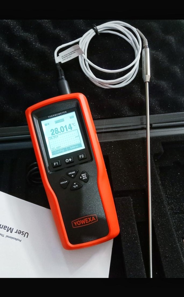 High Accuracy Thermometer PT 1000 Temp Data Logger 1 Channel YET-710L