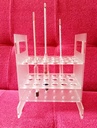 Rak Stand untuk Hydrometer 18 Hole Cross Acrylic Hydrometer Rack