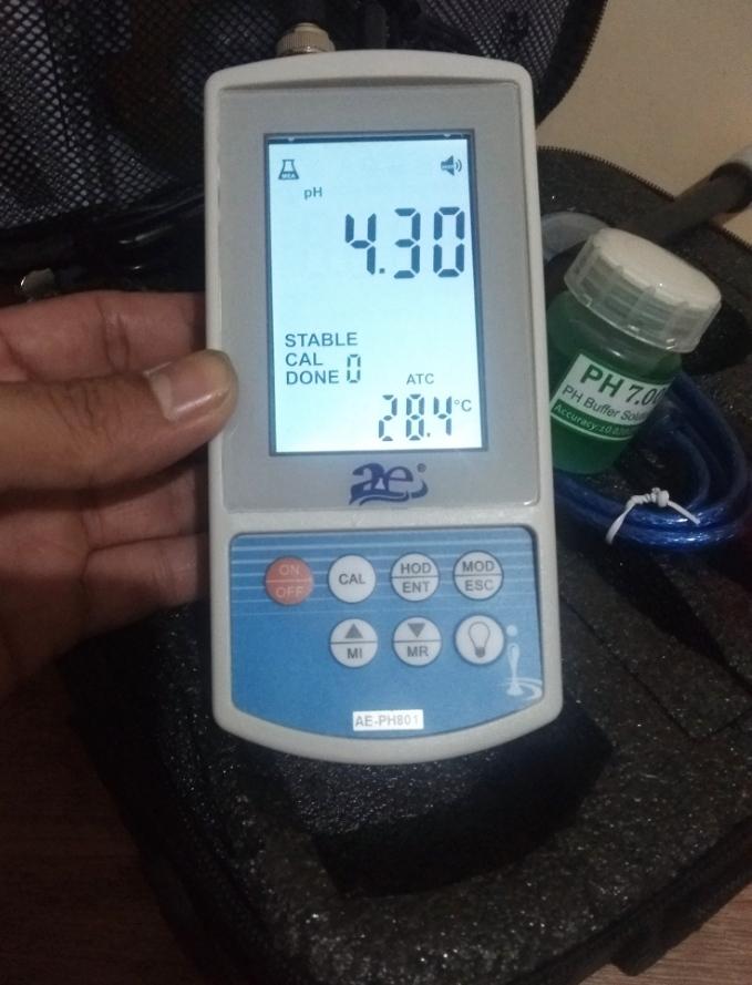 Portable pH Tester pH 801 Meter Kit