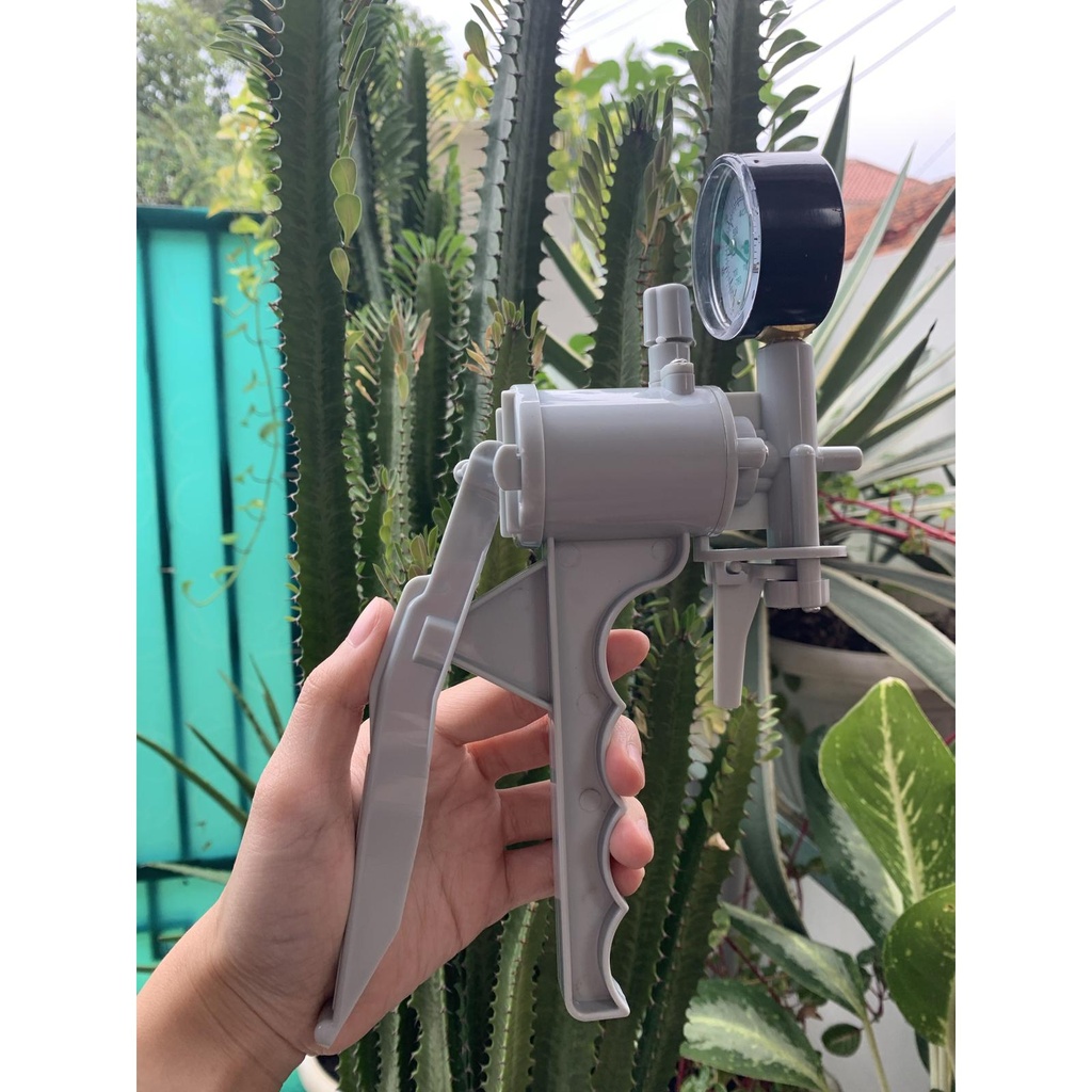 Handheld Vacuum Pump Filtration Manual With Gauge