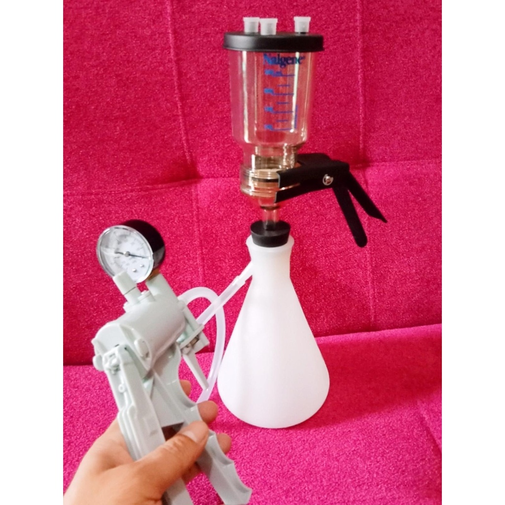 Set for Laboratory Filtration Nalgene Vacuum Filtration Plus Hand Vacuum Pump