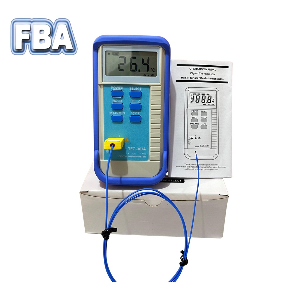 Digital Thermometer TYPE K/J/E/T Thermocouple TFC-307A MICROTEMP